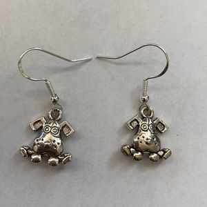 Cute Doggie 🐶 Face with Bone Earrings